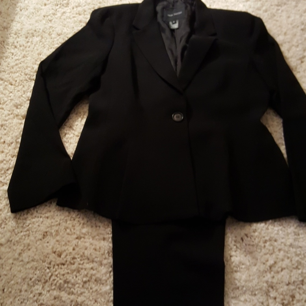 Pink Tartan Pants Suit